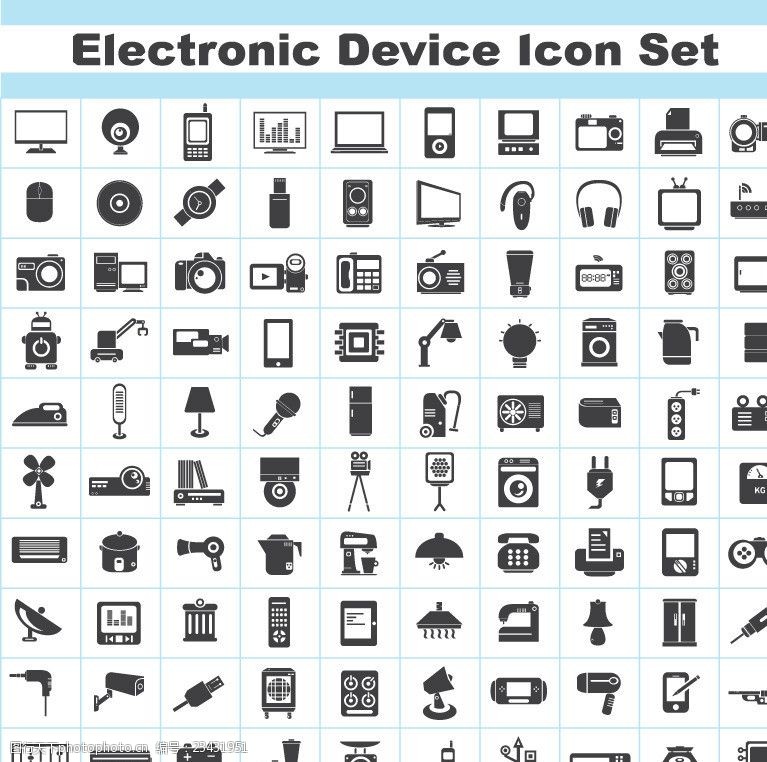電氣產品與電子產品的圖標設計 從易識別到用戶吸引力